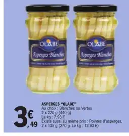 E.Leclerc ASPERGES "OLABE" offre
