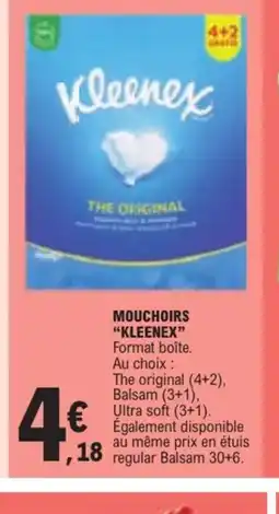 E.Leclerc MOUCHOIRS "KLEENEX offre