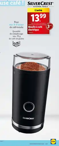Lidl Moulin à café électrique offre