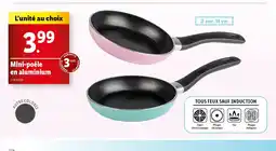 Lidl Mini-poêle en aluminium offre