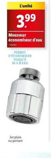 Lidl Mousseur économiseur d'eau offre