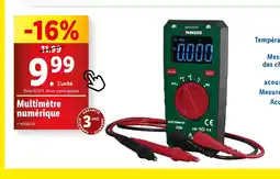 Lidl Multimètre numérique offre