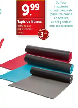 Lidl Tapis de fitness offre