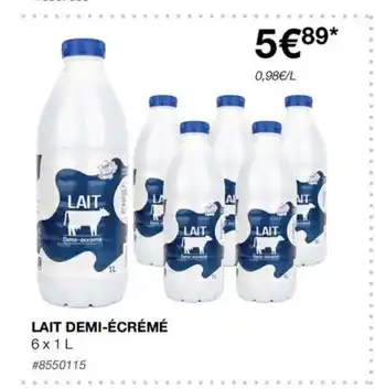 Costco LAIT DEMI-ÉCRÉMÉ offre
