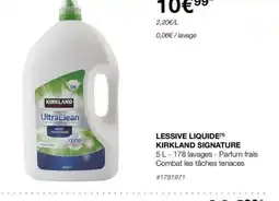 Costco LESSIVE LIQUIDE(1) KIRKLAND SIGNATURE offre
