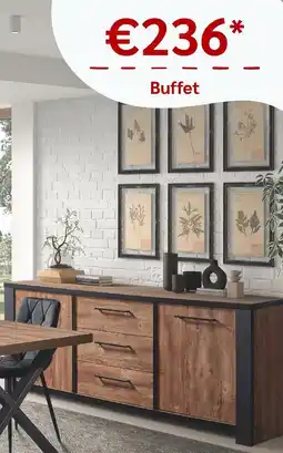 Meubles Crack Buffet 2p/3t offre