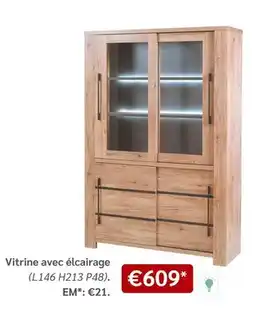 Meubles Crack Vitrine avec éclairage offre