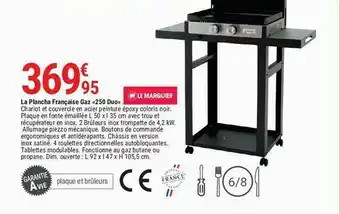 Gamm vert La Plancha Française Gaz «250 Duo» offre