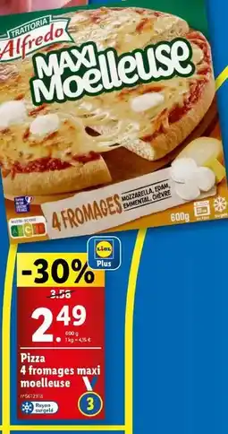 Alfredo - pizza 4 fromages maxi moelleuse