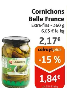 Colruyt Belle France Cornichons offre