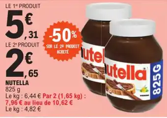 E.Leclerc NUTELLA offre