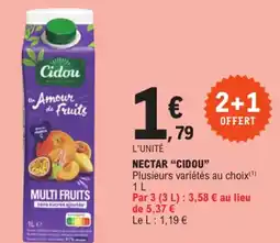 E.Leclerc NECTAR "CIDOU” offre