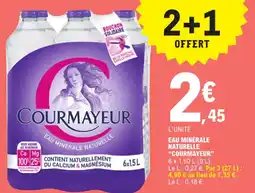 E.Leclerc EAU MINÉRALE NATURELLE "COURMAYEUR" offre