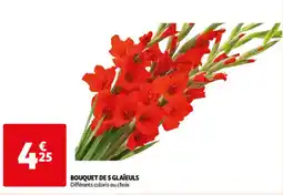 Auchan BOUQUET DE 5 GLAÏEULS offre