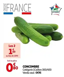 Auchan CONCOMBRE offre