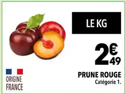 Supeco PRUNE ROUGE offre