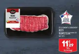 ALDI ST-CLÉMENT LE BOUCHER® RÔTI RUMSTEAK** offre