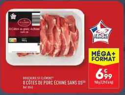 ALDI 8 CÔTES DE PORC ÉCHINE SANS OS(B) offre
