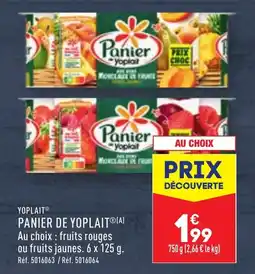 ALDI PANIER DE YOPLAITⓇ(A) offre