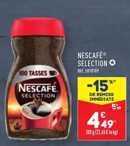 ALDI NESCAFÉ® SELECTION offre