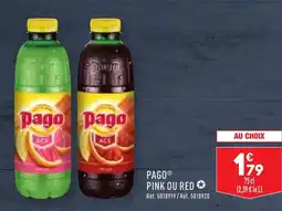 ALDI PAGO® PINK OU RED offre