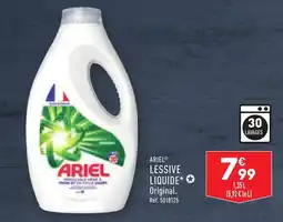 ALDI ARIEL® LESSIVE LIQUIDE⭑>> Original. offre