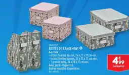 ALDI EXPERTIZⓇ BOÎTES DE RANGEMENT ✪ offre