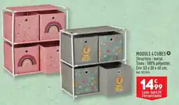 ALDI MODULE 4 CUBES offre
