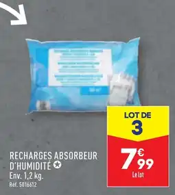 ALDI RECHARGES ABSORBEUR D'HUMIDITÉ offre