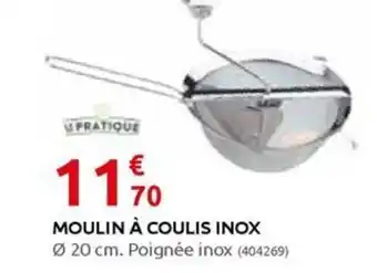 Rural Master MOULIN À COULIS INOX offre