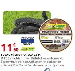 Rural Master TUYAU MICRO-POREUX 20 M offre
