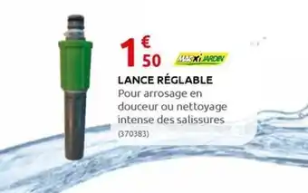 Rural Master LANCE RÉGLABLE offre