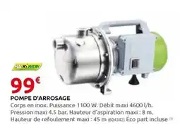 Rural Master POMPE D'ARROSAGE offre