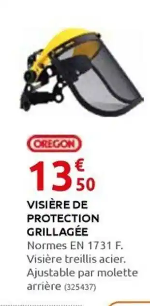 Rural Master VISIÈRE DE PROTECTION GRILLAGÉE offre
