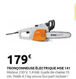 Rural Master TRONÇONNEUSE ÉLECTRIQUE MSE 141 offre