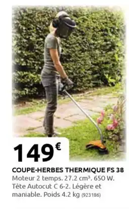 Rural Master COUPE-HERBES THERMIQUE FS 38 offre