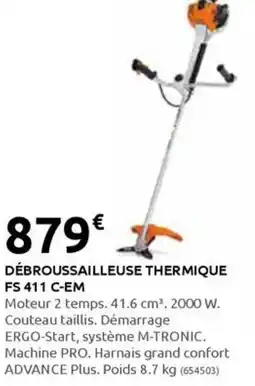 Rural Master DÉBROUSSAILLEUSE THERMIQUE FS 411 C-EM offre