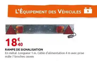 Rural Master RAMPE DE SIGNALISATION offre