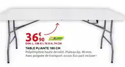 Rural Master TABLE PLIANTE 180 CM offre