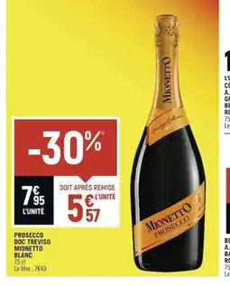 Spar PROSECCO DOC TREVISO MIONETTO offre