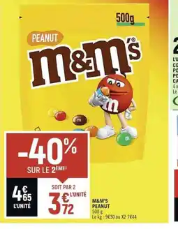 Spar M&M'S PEANUT offre