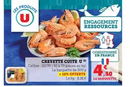 Hyper U CREVETTE CUITE U offre
