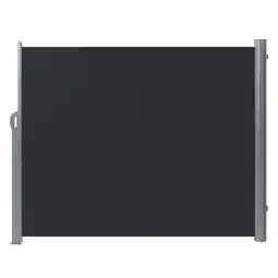 Jardiland Auvent de Jardin Latéral Rétractable 160 x 300 cm En Polyester Gris Foncé Pour Votre Espace Extérieur Jardin ou Terrasse Dori offre