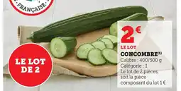 Hyper U CONCOMBRE offre