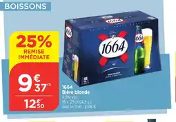 Bi1 1664 Bière blonde 5,5% vol. offre