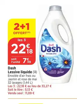 Bi1 Dash Lessive liquide (14) offre