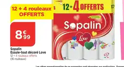 Bi1 Sopalin Essuie-tout décoré Love offre