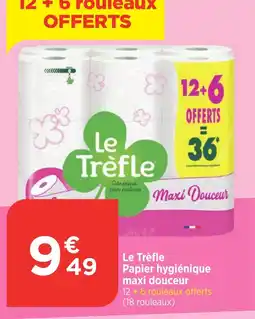 Le Trèfle Papier hygiénique maxi douceur
