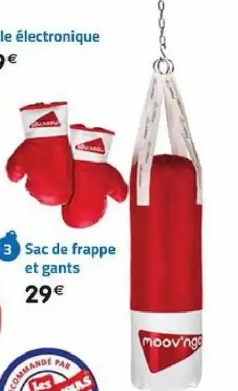La Grande Récré Sac de frappe et gants offre