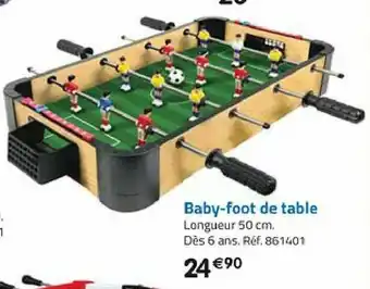 La Grande Récré Baby-foot de table offre